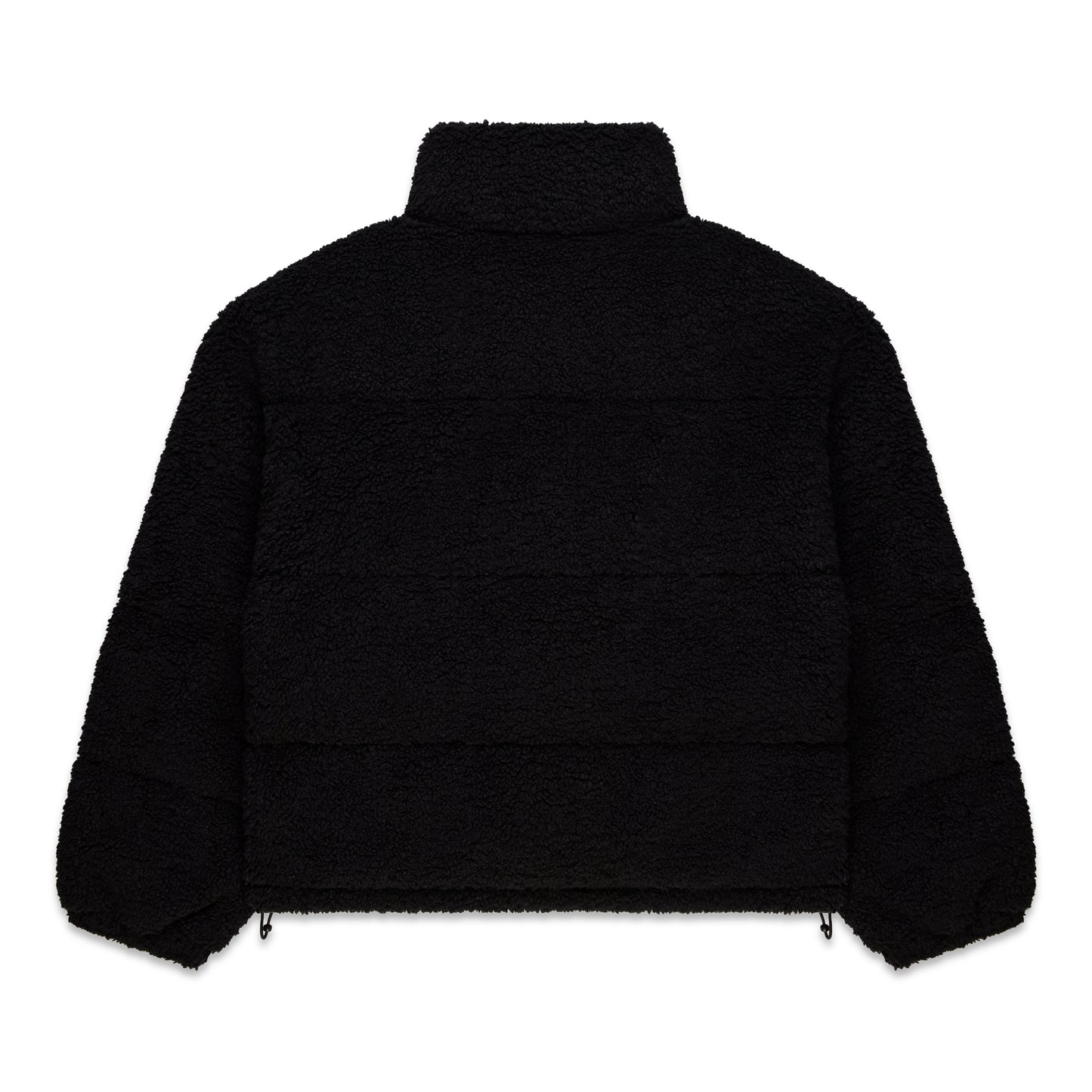 BLACK SHERPA PUFFER JACKET