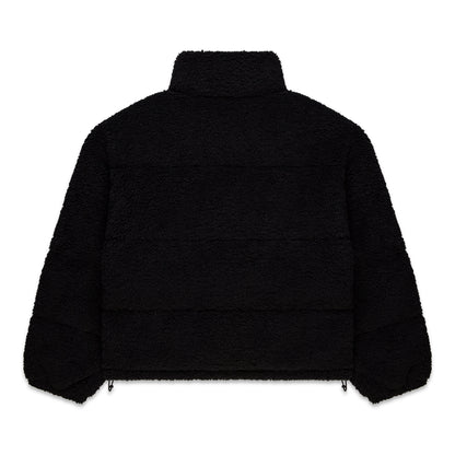 BLACK SHERPA PUFFER JACKET