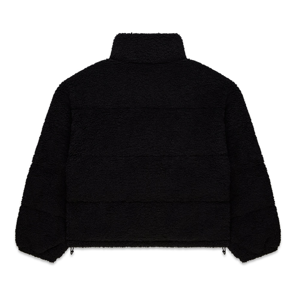 BLACK SHERPA PUFFER JACKET