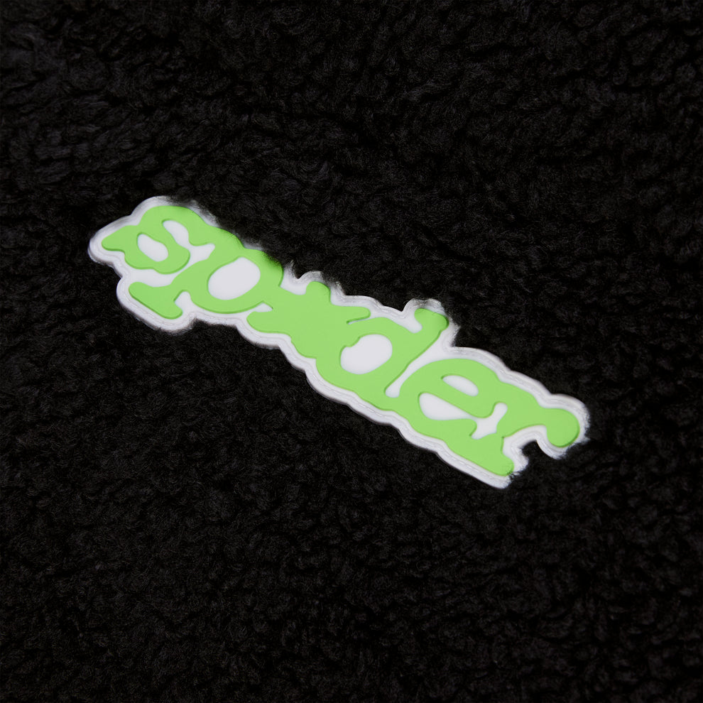 BLACK SHERPA PUFFER JACKET