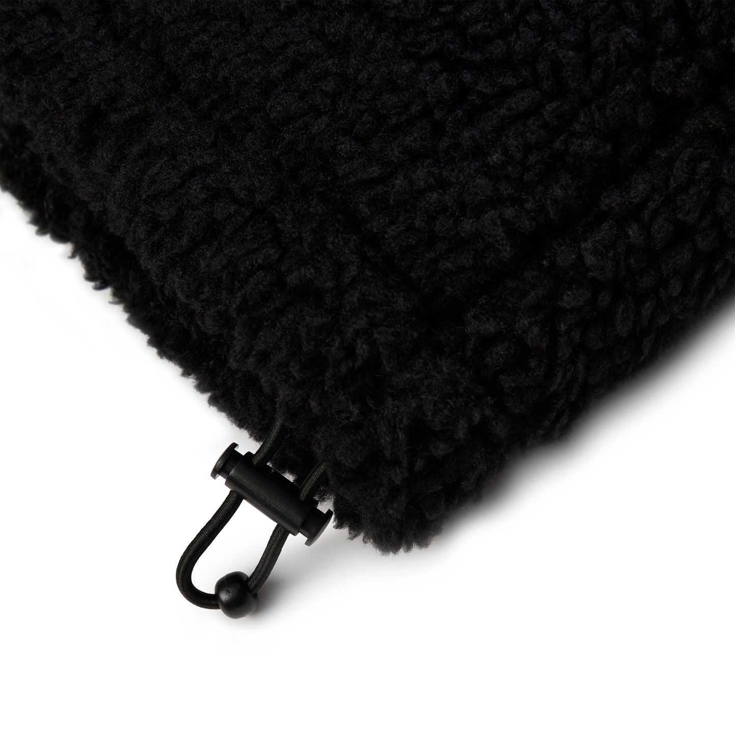 BLACK SHERPA PUFFER JACKET