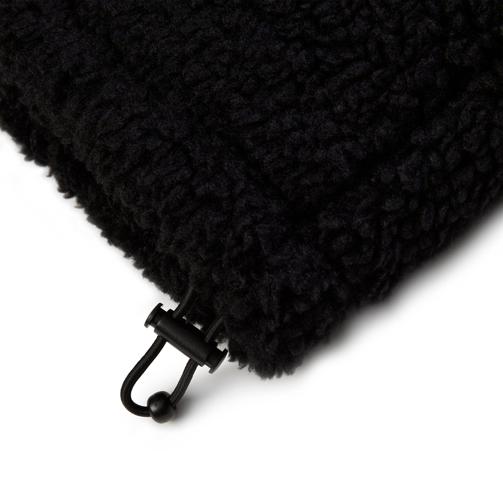 BLACK SHERPA PUFFER JACKET