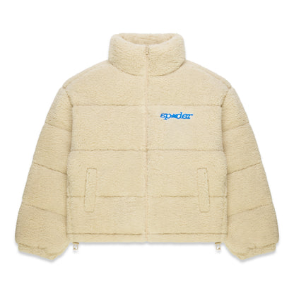 CREAM SHERPA PUFFER JACKET