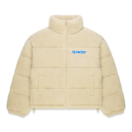 CREAM SHERPA PUFFER JACKET