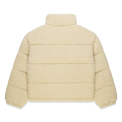 CREAM SHERPA PUFFER JACKET