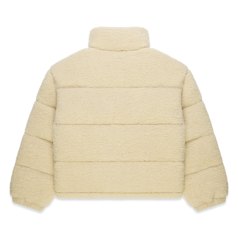 CREAM SHERPA PUFFER JACKET