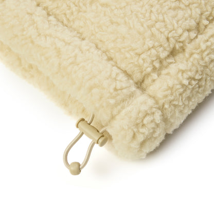 CREAM SHERPA PUFFER JACKET
