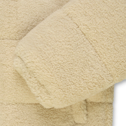 CREAM SHERPA PUFFER JACKET