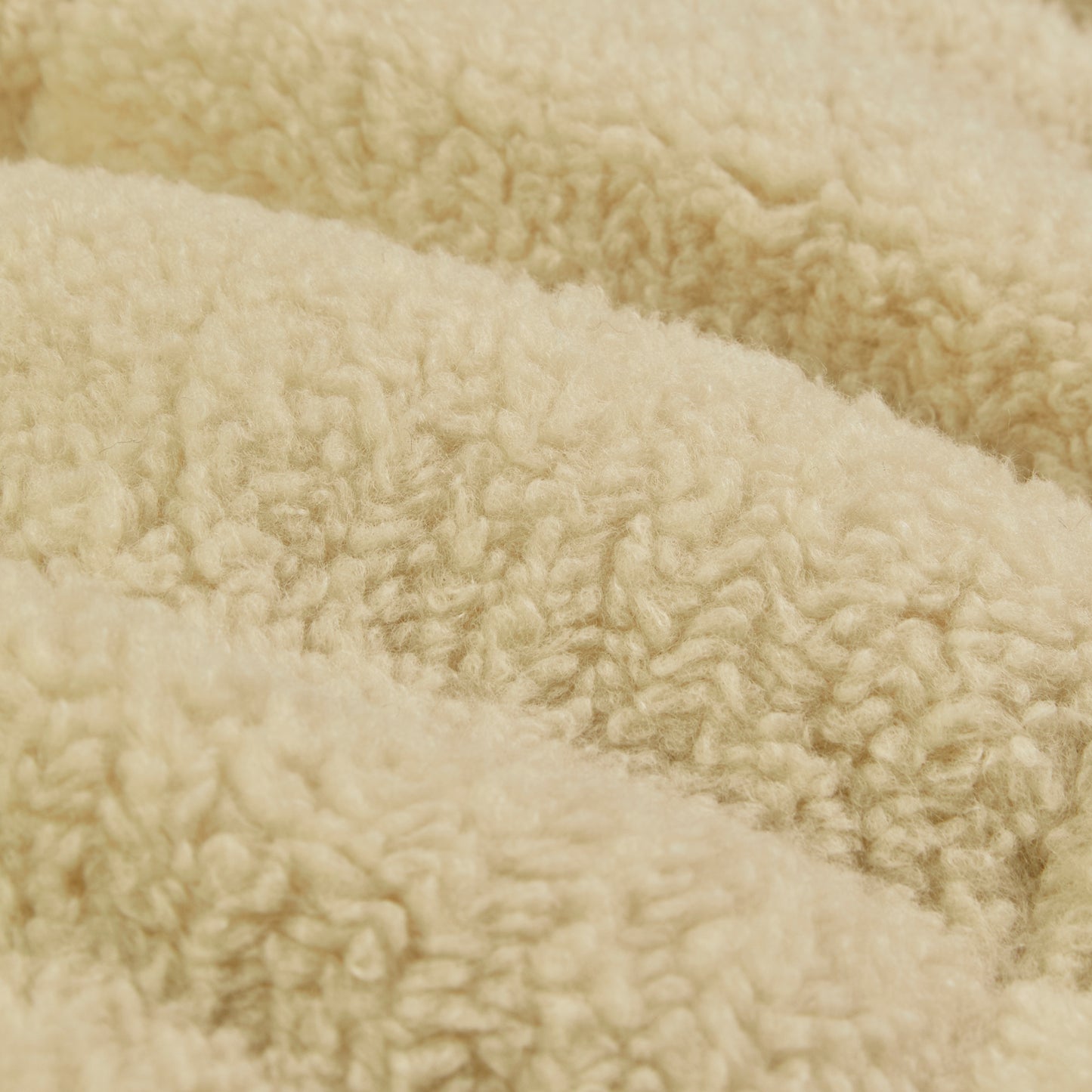 CREAM SHERPA PUFFER JACKET