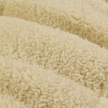 CREAM SHERPA PUFFER JACKET