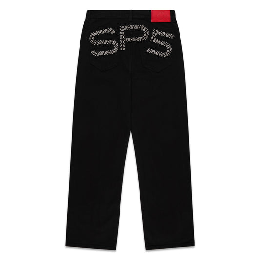 BLACK RIVET DENIM