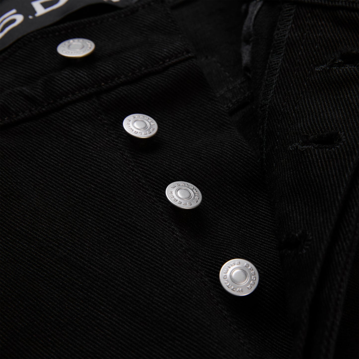 BLACK RIVET DENIM