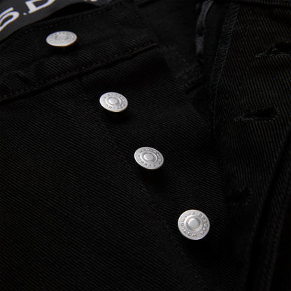 BLACK RIVET DENIM