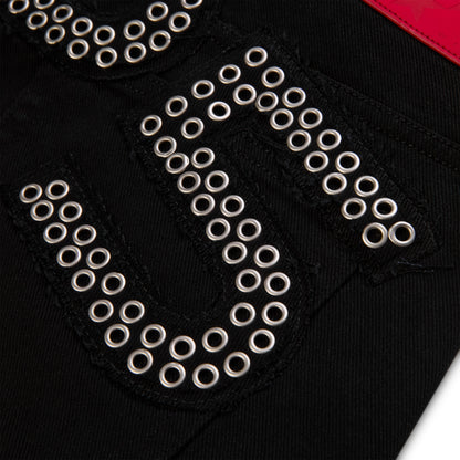 BLACK RIVET DENIM