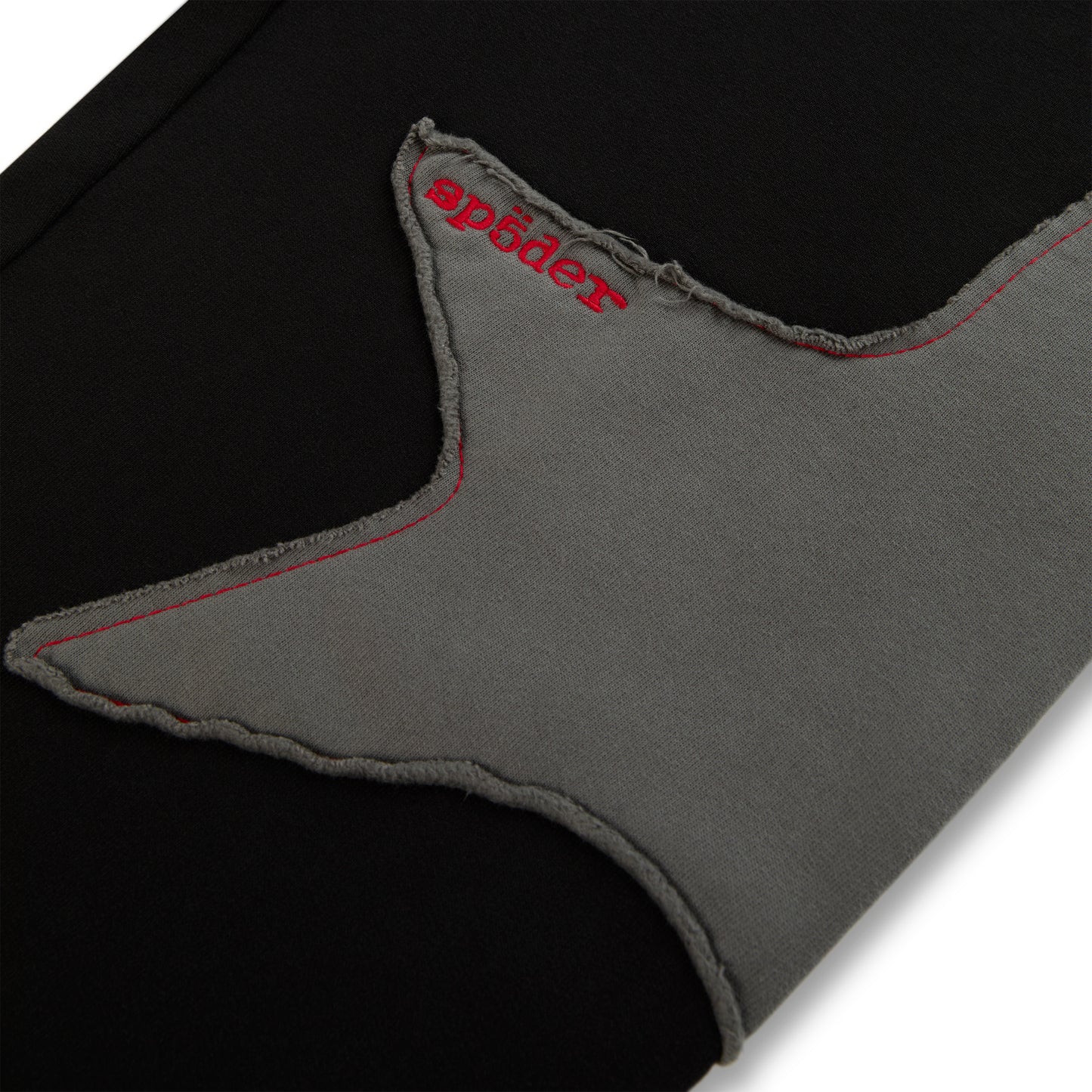 BLACK BIG STAR WIDE LEG SWEATPANT