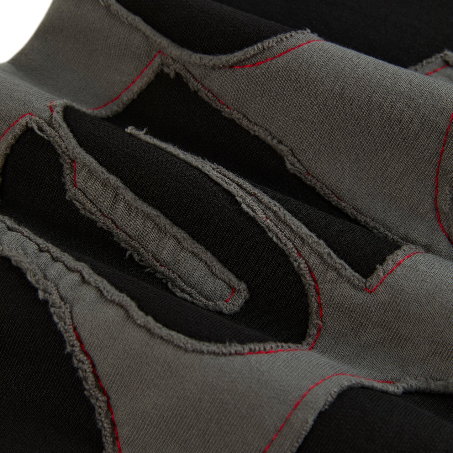 BLACK BIG STAR WIDE LEG SWEATPANT