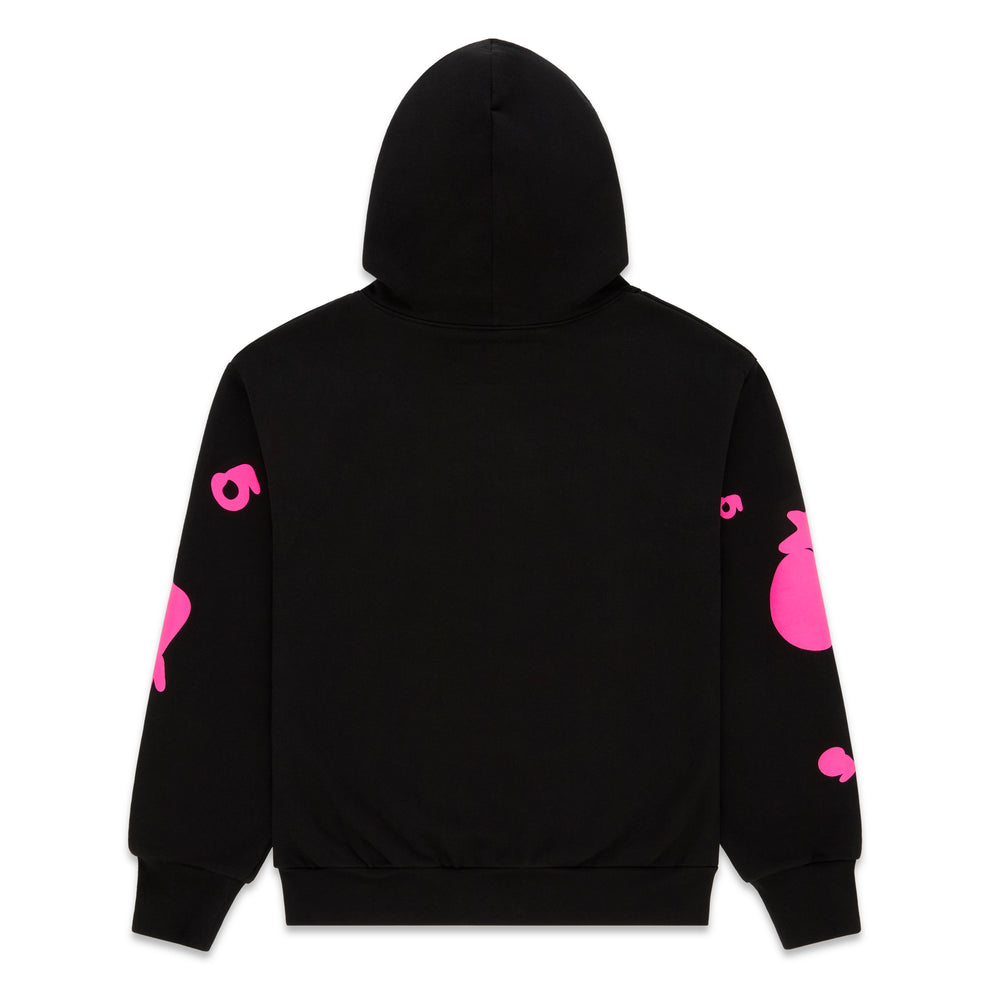 BLACK BELUGA ANGEL NUMBER HOODIE