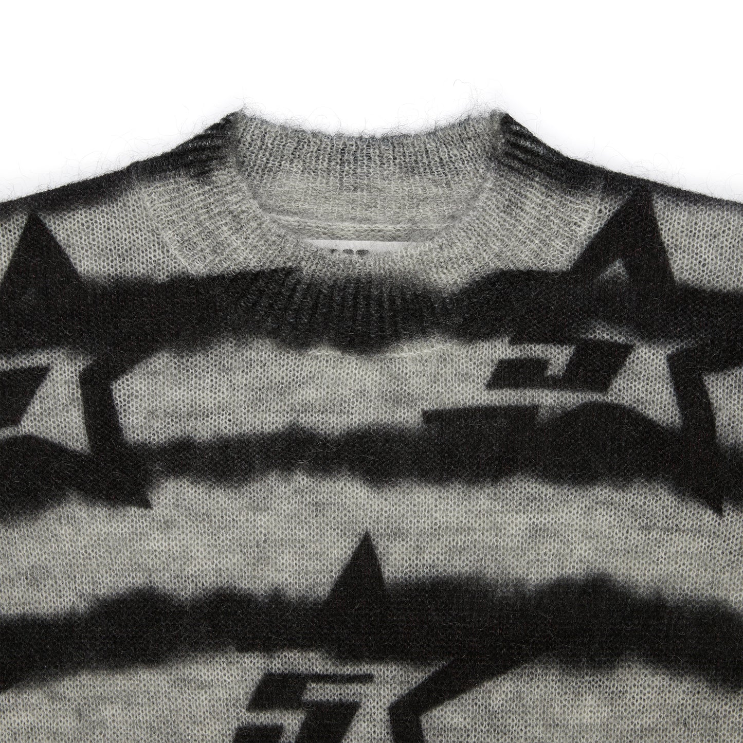 BLACK 5STAR MOHAIR SWEATER