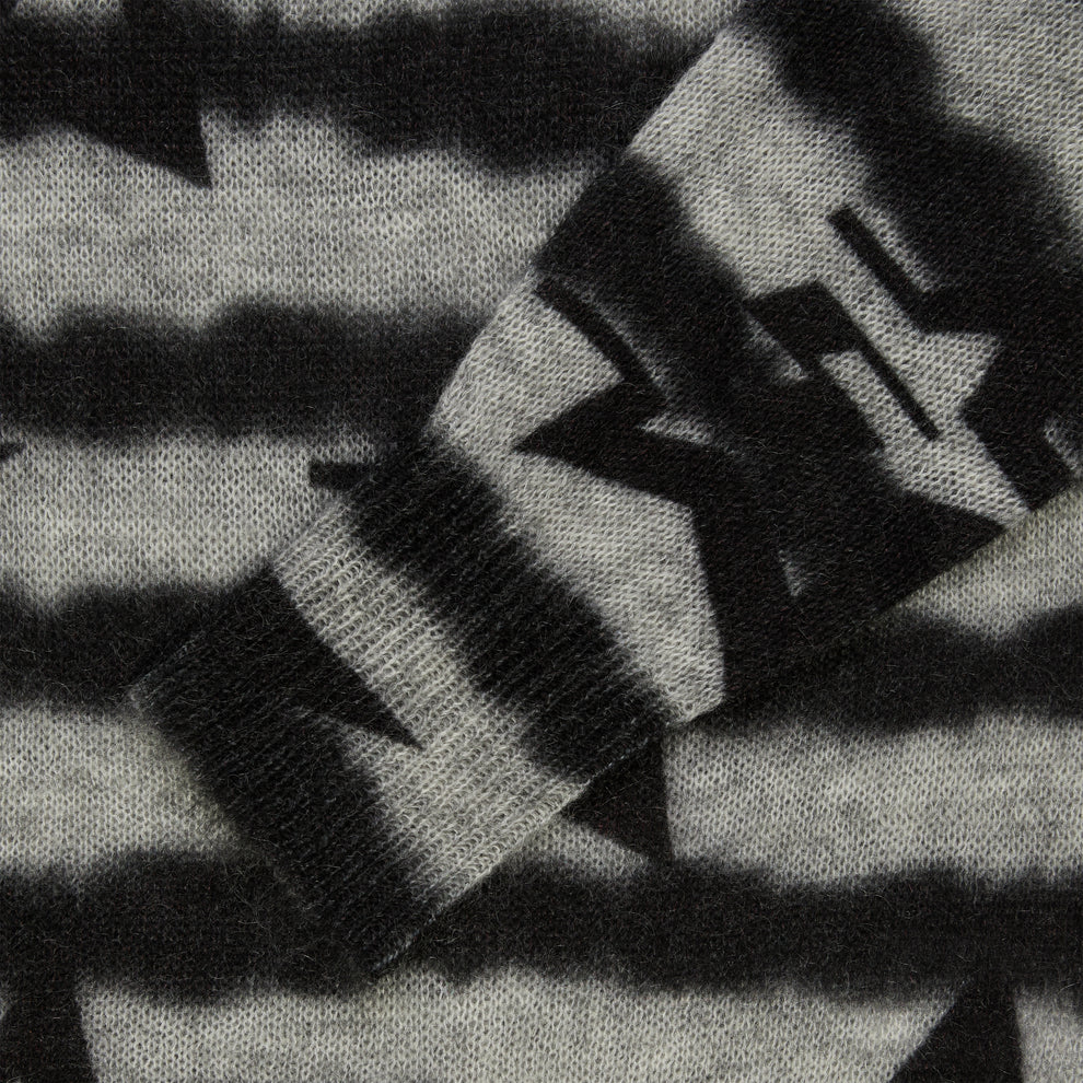 BLACK 5STAR MOHAIR SWEATER