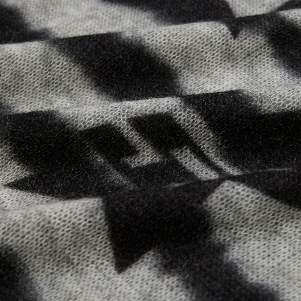 BLACK 5STAR MOHAIR SWEATER