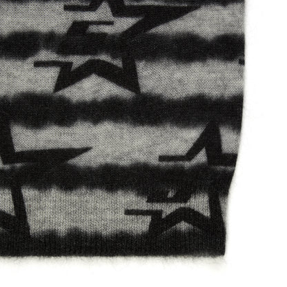 BLACK 5STAR MOHAIR SWEATER