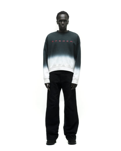 GRADIENT CREWNECK ON MODEL