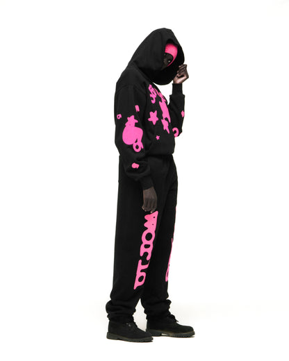 BLACK BELUGA ANGEL NUMBER HOODIE