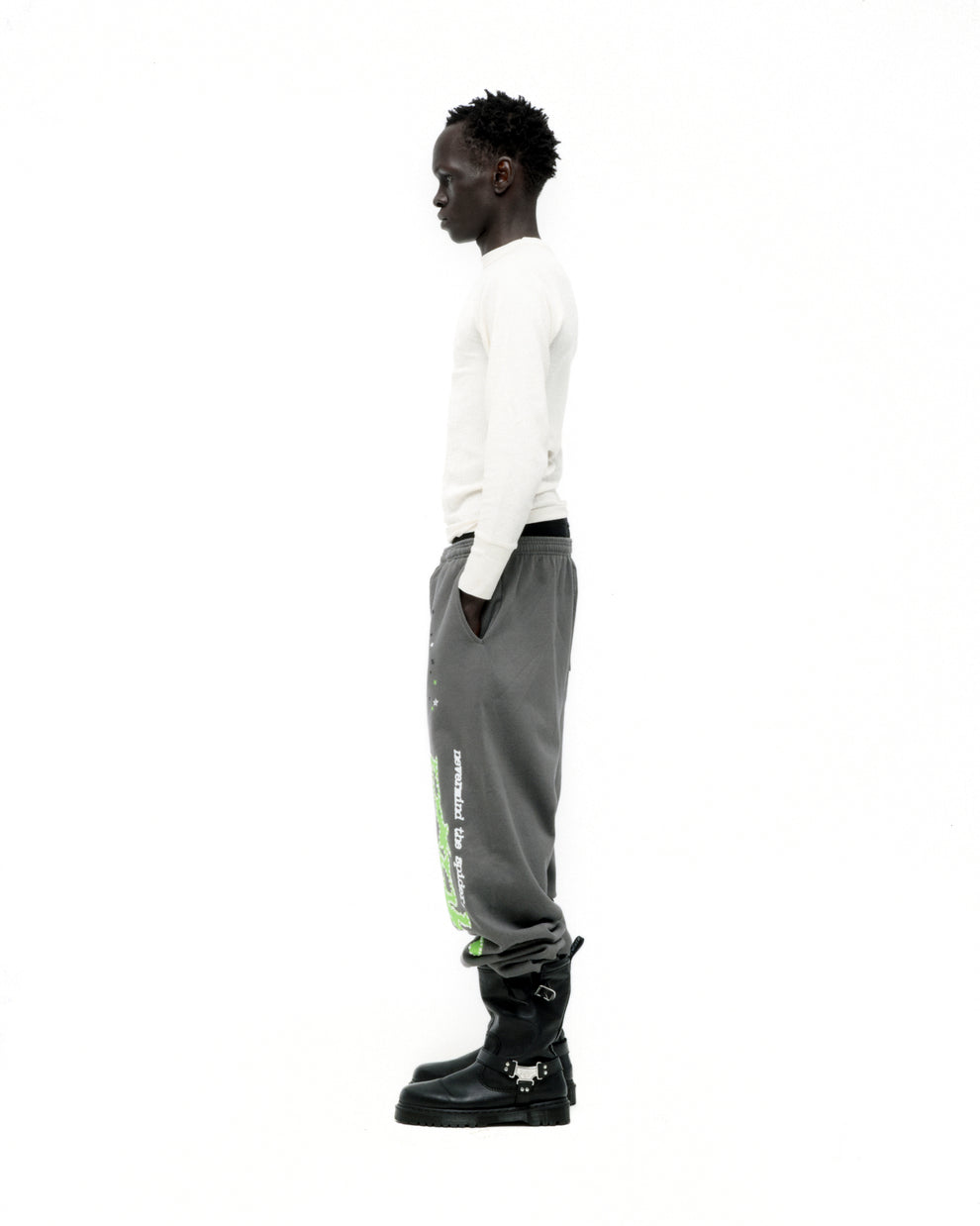 SLATE PUNK V2 SWEATPANT ON MODEL