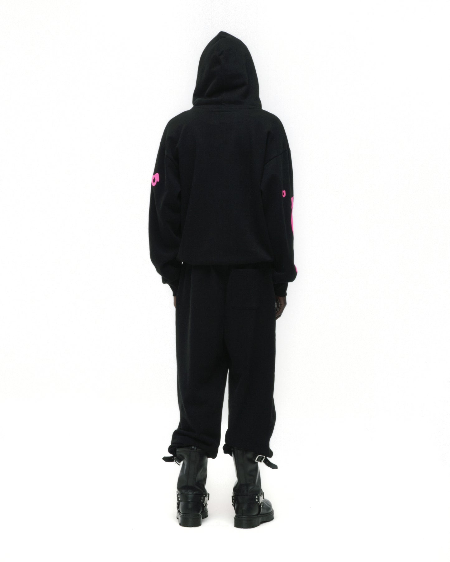 BLACK BELUGA ANGEL NUMBER HOODIE