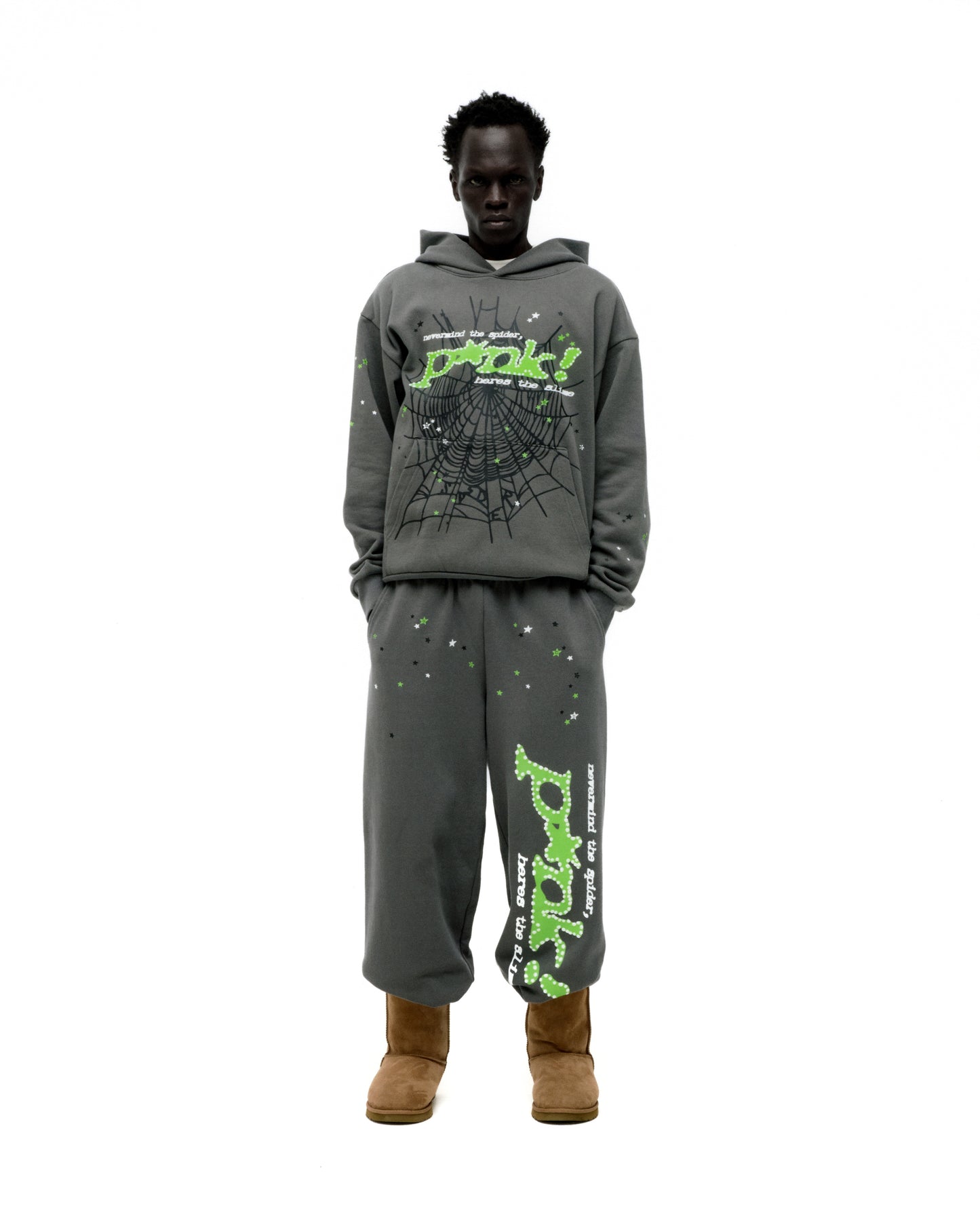 SLATE PUNK V2 HOODIE ON MODEL