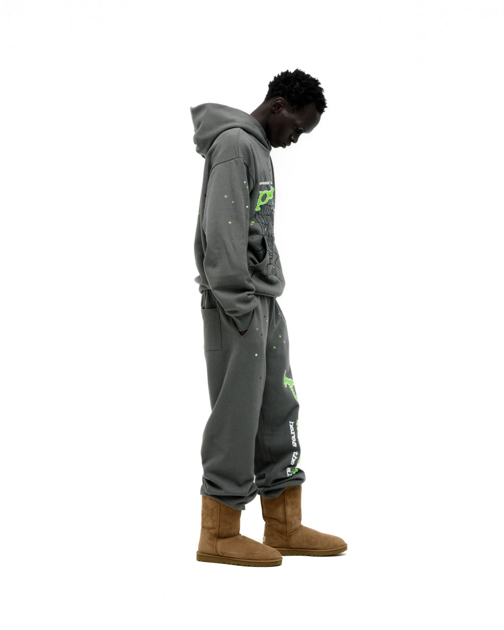 SLATE PUNK V2 HOODIE ON MODEL