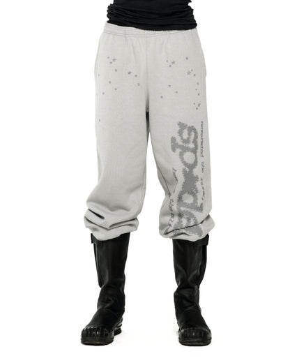 Light grey TONAL PUNK V2 SWEATPANT with "P*NK SP5DER" text and scattered stars.