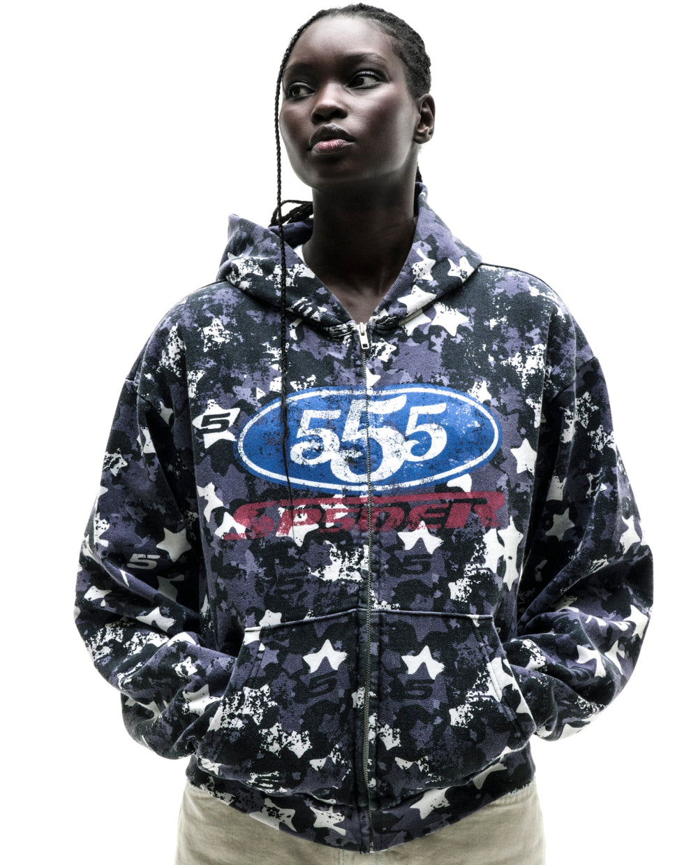 R5CING ZIP HOODIE SP5DER